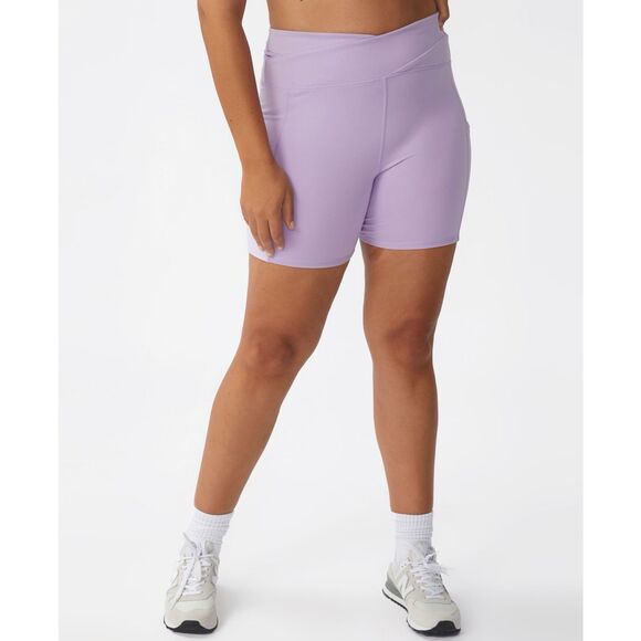 Trendy‎ Plus Size Active Ultra Soft Pocket Bike Shorts Size 16 - Picture 1 of 3